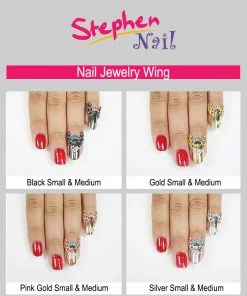 Stephen Nail Jewelry Wing (Small-Gold)