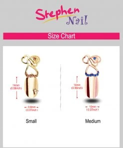 Stephen Nail Jewelry Triple Hearts (Medium-Gold)