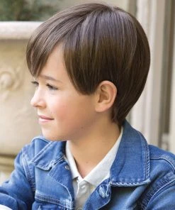 Logan | Kids Lace Front & Monofilament Top Synthetic Wig By Amore