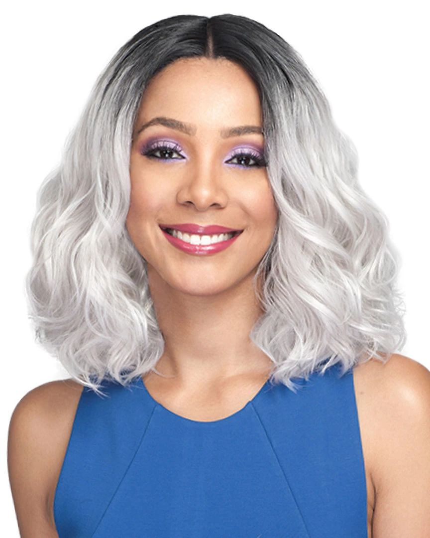 Lacina | Lace Front Human Hair Blend Wig By Bobbi Boss Wigs For Black Women 3 Lacina | Lace Front Human Hair Blend Wig By Bobbi Boss Wigs For Black Women