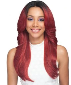 Wigs For Black Women Taylah | Lace Front Human Hair Blend Wig By Bobbi Boss