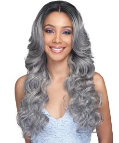 Wigs For Black Women Kiliah | Lace Front Human Hair Blend Wig By Bobbi Boss