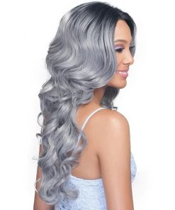 Wigs For Black Women Kiliah | Lace Front Human Hair Blend Wig By Bobbi Boss