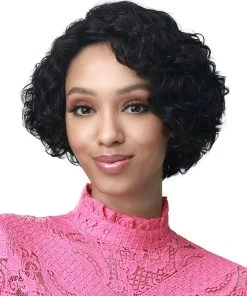 Wigs For Black Women Lashonda | Lace Front Remy Human Hair Wig By Bobbi Boss