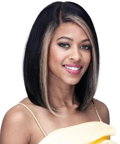 Logan | Lace Front Human Hair Wig By Bobbi Boss Wigs For Black Women
