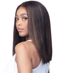 Wigs For Black Women Straight 16 | Lace Front Human Hair Wig By Bobbi Boss