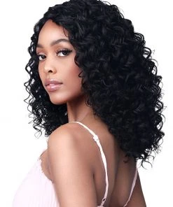 Wigs For Black Women Water Wave 16 | Lace Front Human Hair Wig By Bobbi Boss