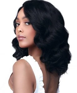 Wigs For Black Women Super Wave 14 | Lace Front Human Hair Wig By Bobbi Boss