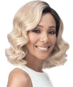 Wigs For Black Women Cait | Lace Front Synthetic Wig By Bobbi Boss