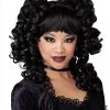 California Costume Wigs Goth Curls Black Halloween Wig By California Costumes