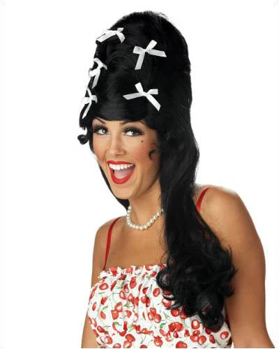California Costume Wigs Miss Beehive Black Costume Wig By California Costumes 3 California Costume Wigs Miss Beehive Black Costume Wig By California Costumes