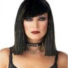 California Costume Wigs Glimmer Glam Black/Gold Costume Wig By California Costumes 1 California Costume Wigs Glimmer Glam Black/Gold Costume Wig By California Costumes