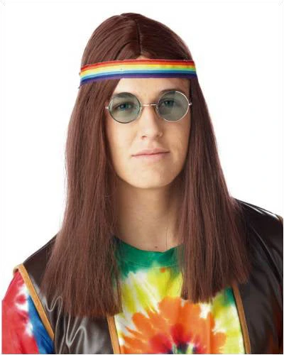 California Costume Wigs Hippie Brown Costume Wig By California Costumes 3 California Costume Wigs Hippie Brown Costume Wig By California Costumes