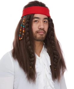 Pirate W/Headband | Costume Wig By Characters