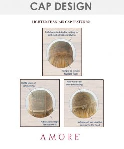 Wigs For Women Evanna Mono (Exclusive) | Lace Front & Monofilament Synthetic Wig By Amore