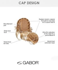 Wigs For Women Perfection | Lace Front & Monofilament Part Synthetic Wig By Gabor