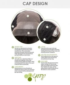 Erica | Lace Front & Monofilament Top Human Hair Blend Wig By Envy Wigs For Women