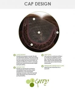 Long Topper (Exclusive) | Lace Front & Monofilament Synthetic Hair Toppers By Envy