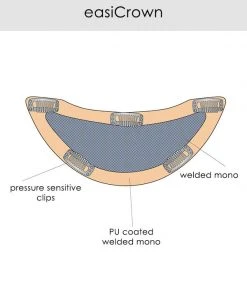 EasiCrown HH 12 Inch (Exclusive) | Remy Human Hair Clip-in Crown Volumizer Toppers By Jon Renau 8~12 Inch 12 EasiCrown HH 12 Inch (Exclusive) | Remy Human Hair Clip-in Crown Volumizer Toppers By Jon Renau 8~12 Inch