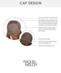 Editors Pick Elite | Lace Front & Monofilament Top Synthetic Wig By Raquel Welch Wigs For Women