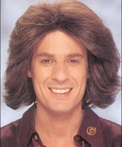 Franco Costume Wigs Feathered 1970s Male Costume Wig By Franco