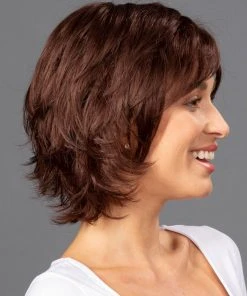 Wavy Mid Layered Shag | Lace Front & Monofilament Synthetic Wig By TressAllure