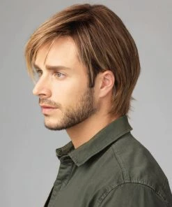 Wigs For Men Chiseled | Average/Large Men's Lace Front & Monofilament Synthetic Wig By HIM