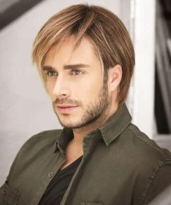 Wigs For Men Chiseled | Average/Large Men's Lace Front & Monofilament Synthetic Wig By HIM