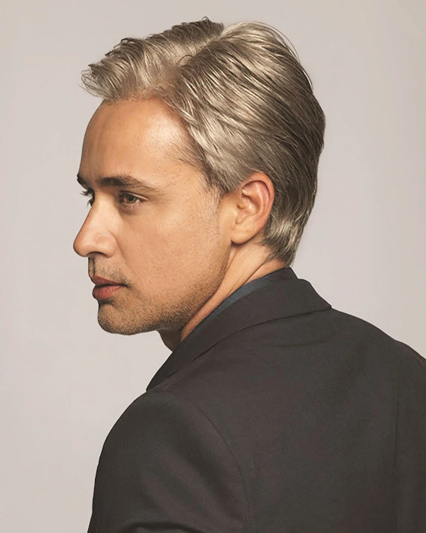 Classic | Average/Large Men's Lace Front & Monofilament Synthetic Wig By HIM 5 Classic | Average/Large Men's Lace Front & Monofilament Synthetic Wig By HIM