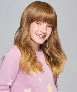 Wigs For Kids Pretty In Layers-Ultra Petite | Kids Monofilament Top Synthetic Wig By Hairdo
