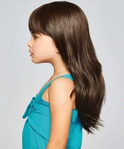 Wigs For Kids Pretty In Layers-Ultra Petite | Kids Monofilament Top Synthetic Wig By Hairdo