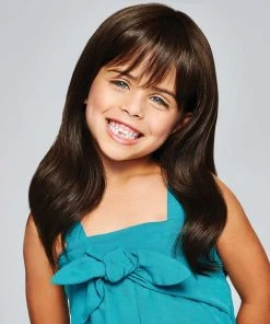 Wigs For Kids Pretty In Layers-Ultra Petite | Kids Monofilament Top Synthetic Wig By Hairdo