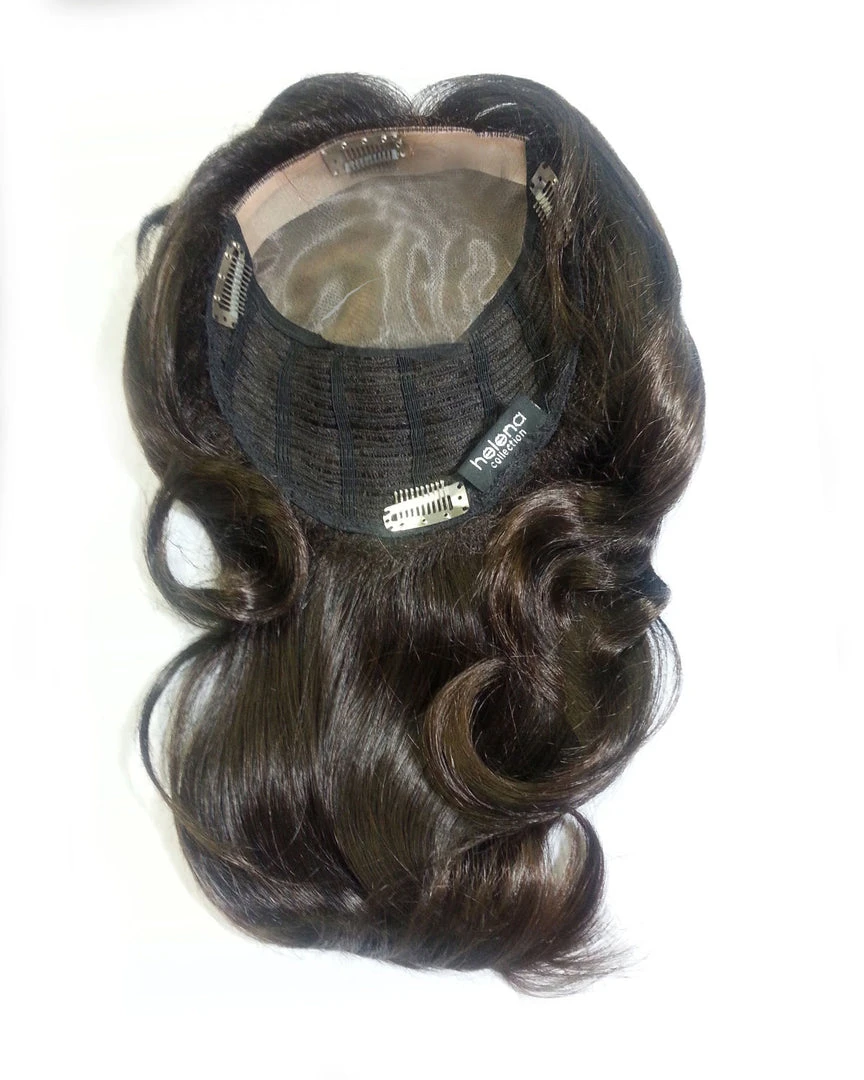 Long Top Piece | Monofilament Synthetic Wiglet By Helena 4 Long Top Piece | Monofilament Synthetic Wiglet By Helena