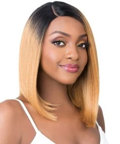 Wigs For Black Women Damariss | Lace Part Synthetic Wig By It's A Wig