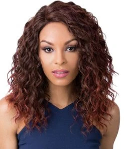 Wigs For Black Women Swiss Lace Marina | Lace Front & Lace Part Synthetic Wig By It's A Wig