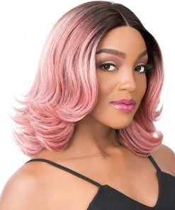 Wigs For Black Women Swiss Lace Serafina | Lace Front & Lace Part Synthetic Wig By It's A Wig