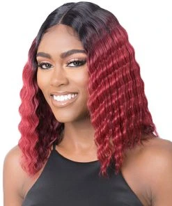HD Lace Crimped Hair-2 | Lace Front & Lace Part Synthetic Wig By It's A Wig