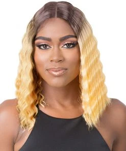 HD Lace Crimped Hair-2 | Lace Front & Lace Part Synthetic Wig By It's A Wig