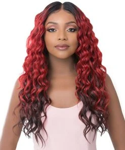 HD T Lace Saint | Lace Front & Lace Part Synthetic Wig By It's A Wig