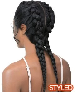 Vixen X Yaki Straight | Lace Front Human Hair Blend Wig By It's A Wig 26 Vixen X Yaki Straight | Lace Front Human Hair Blend Wig By It's A Wig