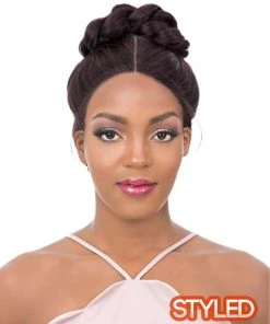 Vixen X Yaki Straight | Lace Front Human Hair Blend Wig By It's A Wig 23 Vixen X Yaki Straight | Lace Front Human Hair Blend Wig By It's A Wig