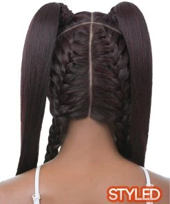 Vixen X Yaki Straight | Lace Front Human Hair Blend Wig By It's A Wig 19 Vixen X Yaki Straight | Lace Front Human Hair Blend Wig By It's A Wig