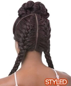 Vixen X Yaki Straight | Lace Front Human Hair Blend Wig By It's A Wig 22 Vixen X Yaki Straight | Lace Front Human Hair Blend Wig By It's A Wig