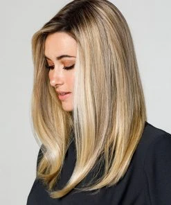 EasiPart Medium HD 18 Inch (Exclusive) | Monofilament Synthetic Hair Toppers By Jon Renau Wiglets