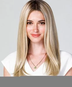 Wiglets EasiPart T HD 18 Inch (Exclusive) | Monofilament Synthetic Hair Toppers By Jon Renau