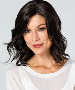 Top Coverage Wavy 12 Inch | Lace Front & Monofilament Synthetic Hair Toppers By Jon Renau 8~12 Inch