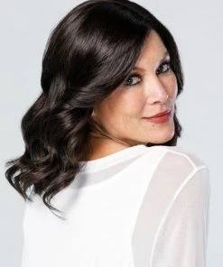 Top Coverage Wavy 12 Inch | Lace Front & Monofilament Synthetic Hair Toppers By Jon Renau 8~12 Inch