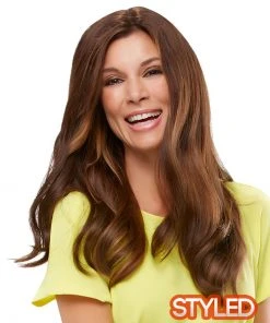 Top Form 18 Inch | Monofilament Remy Human Hair Toppers By Jon Renau Wiglets 14 Top Form 18 Inch | Monofilament Remy Human Hair Toppers By Jon Renau Wiglets