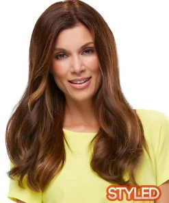 Top Form 18 Inch (Exclusive) | Monofilament Remy Human Hair Toppers By Jon Renau Wiglets