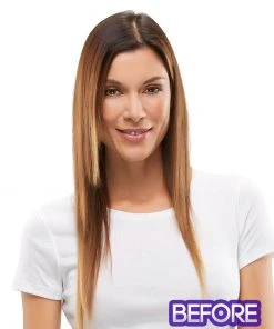 Top Form 18 Inch | Monofilament Remy Human Hair Toppers By Jon Renau Wiglets 17 Top Form 18 Inch | Monofilament Remy Human Hair Toppers By Jon Renau Wiglets